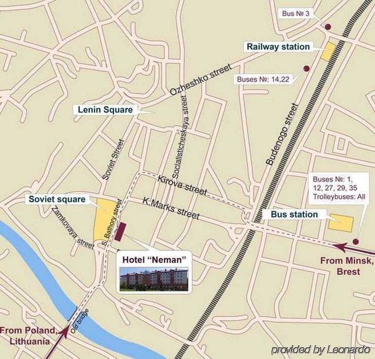 Neman Hotel กรอดโน ภายนอก รูปภาพ